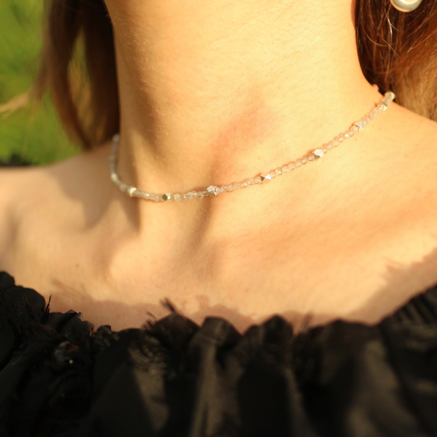 labradorite necklace choker